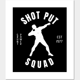 Mens Athletics Shot Put Squad Athlete Gift Posters and Art